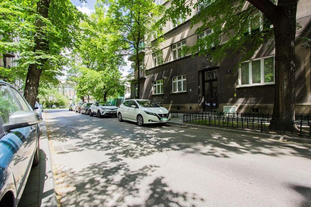 Spacious 3Br Apartment With Ac In Living Room, 2 Balconies 克拉科夫 外观 照片