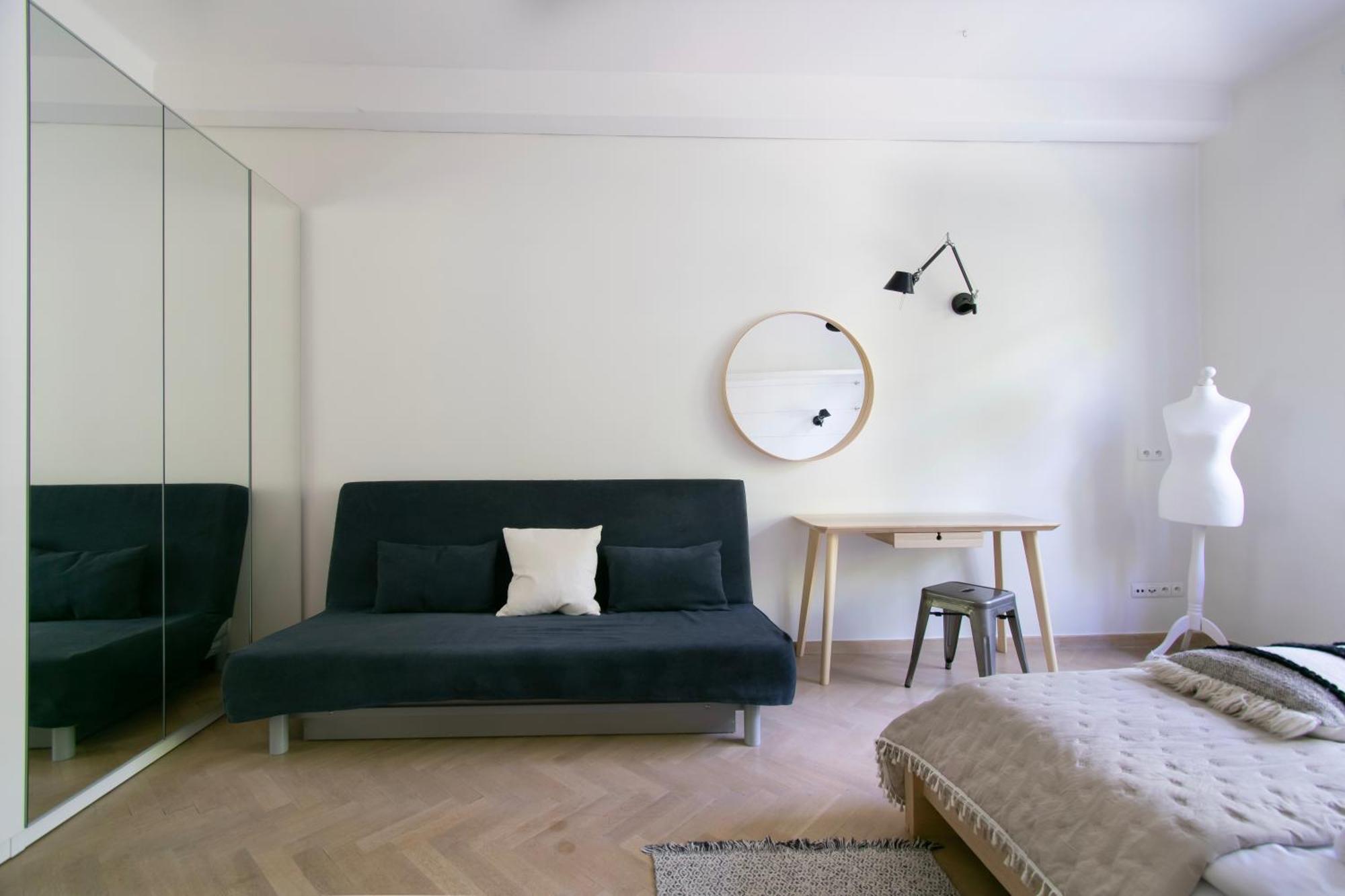 Spacious 3Br Apartment With Ac In Living Room, 2 Balconies 克拉科夫 外观 照片